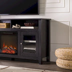 Meuble TV cheminée Highboy 2 portes Middlebrook de 58 pouces