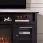 Meuble TV cheminée Highboy 2 portes Middlebrook de 58 pouces