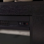 Meuble TV cheminée Highboy 2 portes Middlebrook de 58 pouces