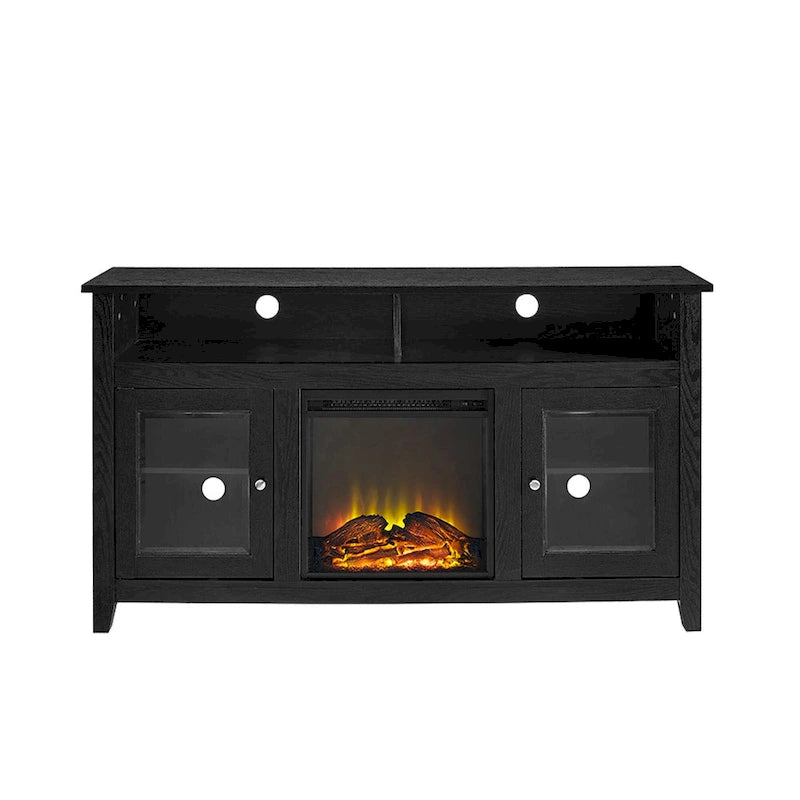 Meuble TV cheminée Highboy 2 portes Middlebrook de 58 pouces