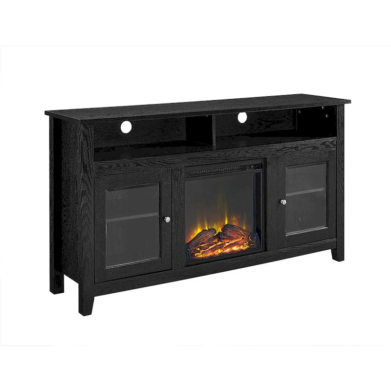 Meuble TV cheminée Highboy 2 portes Middlebrook de 58 pouces