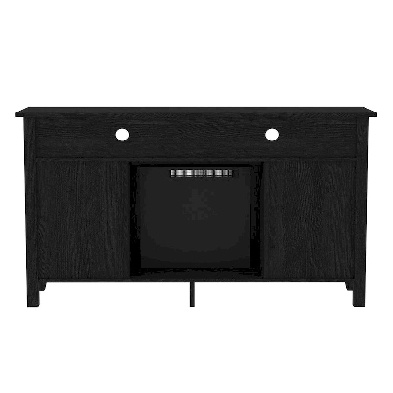 Meuble TV cheminée Highboy 2 portes Middlebrook de 58 pouces