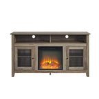 Meuble TV cheminée Highboy 2 portes Middlebrook de 58 pouces
