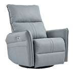 Fauteuil inclinable pivotant et berçant Power 270 avec ports USB, petits fauteuils inclinables électriques en PU pour petits espaces