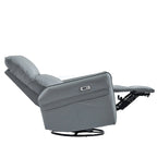 Fauteuil inclinable pivotant et berçant Power 270 avec ports USB, petits fauteuils inclinables électriques en PU pour petits espaces