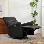 Fauteuil inclinable pivotant et berçant Power 270 avec ports USB, petits fauteuils inclinables électriques en PU pour petits espaces