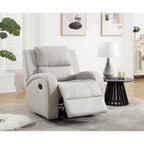 Fauteuil inclinable manuel moderne en similicuir souple