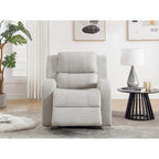 Fauteuil inclinable manuel moderne en similicuir souple