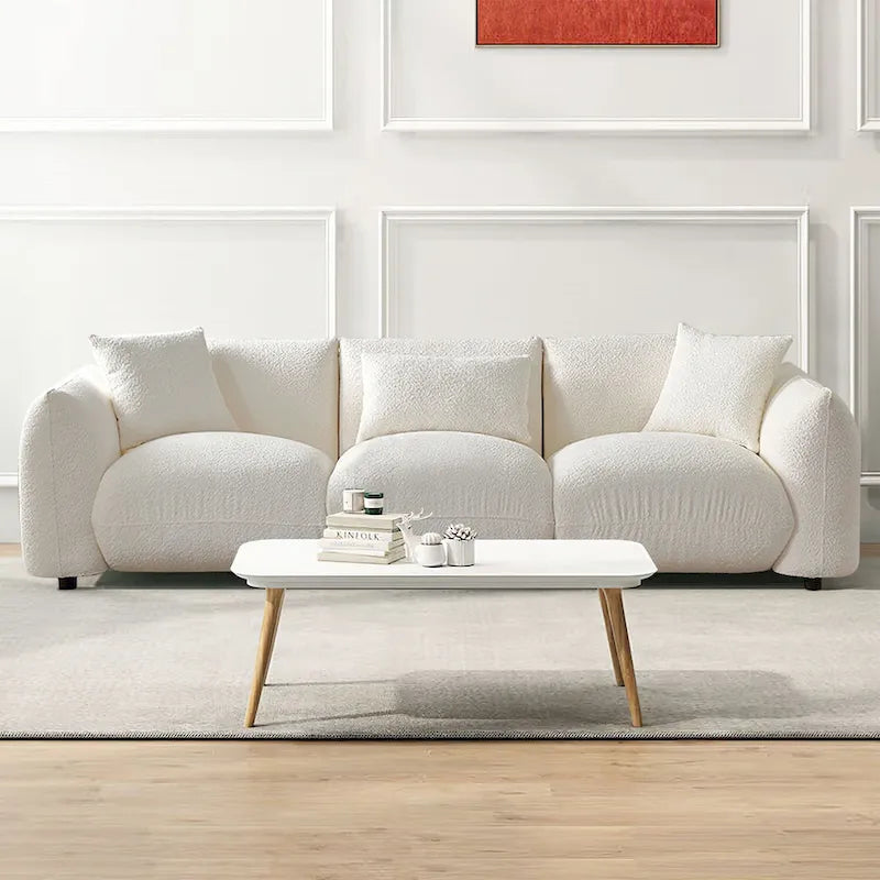 Canapé 3 places moderne du milieu du siècle pour salon, chambre à coucher