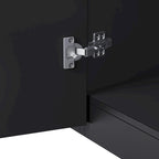 Meuble TV moderne blanc/noir avec cheminée électrique de 34,2 pouces, convient aux téléviseurs jusqu'à 75 pouces, assemblage par 2 personnes