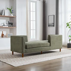 Large chaise longue moderne rembourrée double face