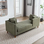 Large chaise longue moderne rembourrée double face