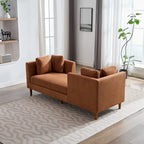 Large chaise longue moderne rembourrée double face