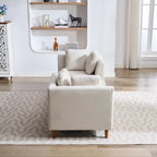 Large chaise longue moderne rembourrée double face