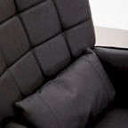 Fauteuil d'appoint moderne en cuir reconstitué (lot de 2)