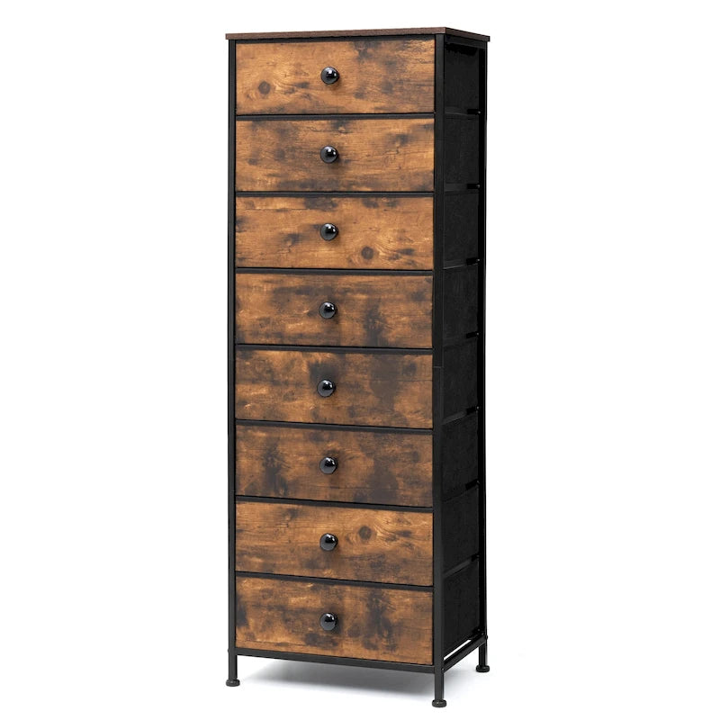 VredHom 8 Tiroirs Commode Tour de Rangement Verticale