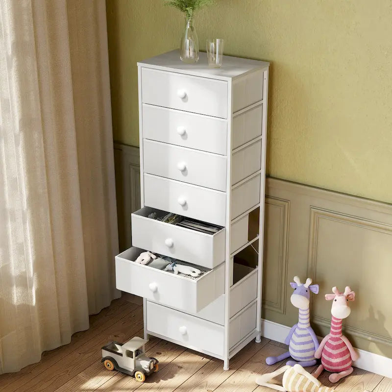 VredHom 8 Tiroirs Commode Tour de Rangement Verticale