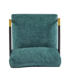 Fauteuil d'appoint rembourré moderne Varsts avec cadre en bois, émeraude par Christopher Knight Home