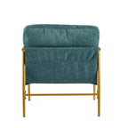 Fauteuil d'appoint rembourré moderne Varsts avec cadre en bois, émeraude par Christopher Knight Home