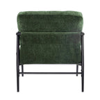 Fauteuil d'appoint rembourré moderne Varsts avec cadre en bois, émeraude par Christopher Knight Home