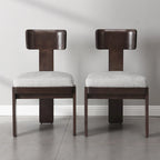 Christopher Knight Home - Chaises de salle à manger Oliver rembourrées, assises élégantes et confortables, lot de 2