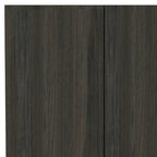 HomeRoots 71 Armoire ou placard de rangement en bois brun foncé - 23,6' X '70,8' X '11,8