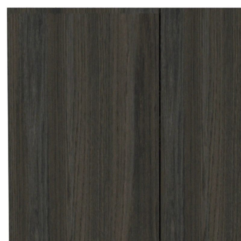 HomeRoots 71 Armoire ou placard de rangement en bois brun foncé - 23,6' X '70,8' X '11,8