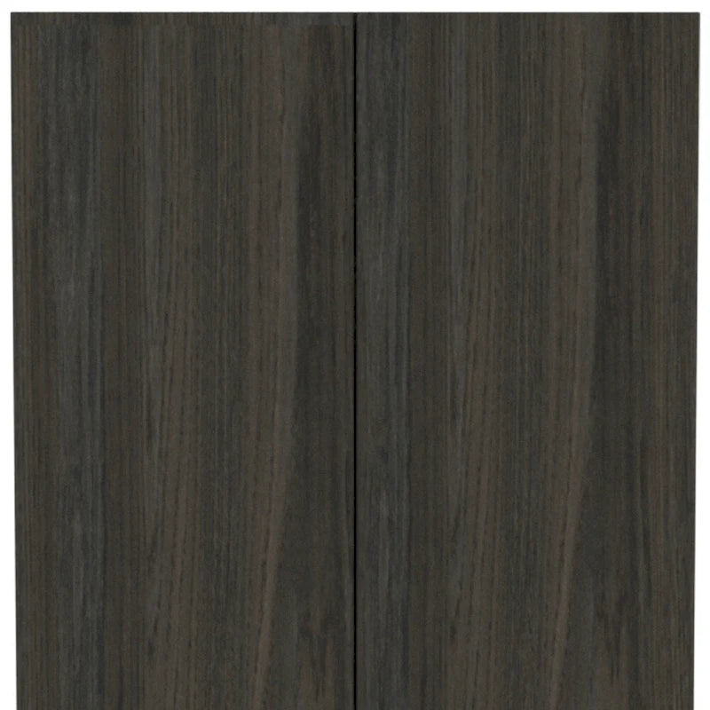 HomeRoots 71 Armoire ou placard de rangement en bois brun foncé - 23,6' X '70,8' X '11,8