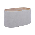 Pouf réversible polyvalent avec rangement spacieux pour un intérieur stylé