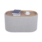 Pouf réversible polyvalent avec rangement spacieux pour un intérieur stylé