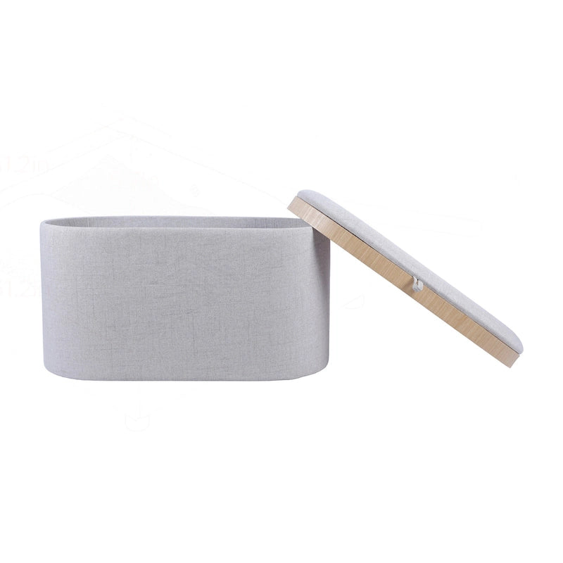 Pouf réversible polyvalent avec rangement spacieux pour un intérieur stylé