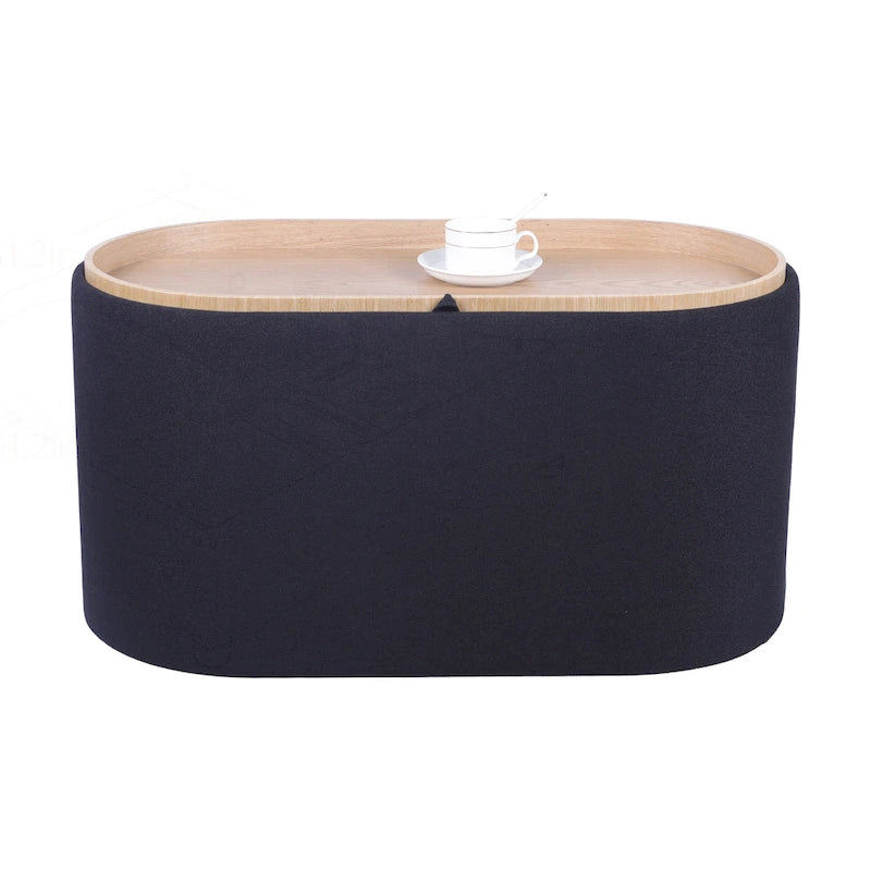 Pouf réversible polyvalent avec rangement spacieux pour un intérieur stylé