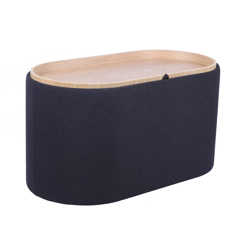 Pouf réversible polyvalent avec rangement spacieux pour un intérieur stylé