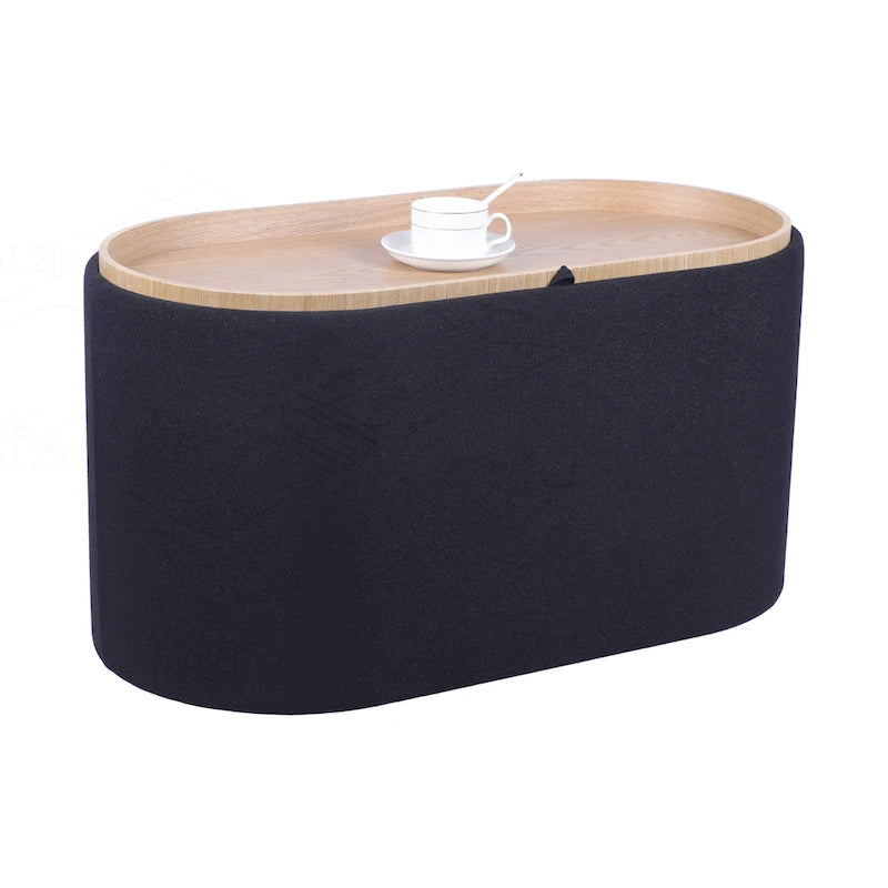 Pouf réversible polyvalent avec rangement spacieux pour un intérieur stylé