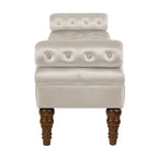 Banquette de lit longue en velours pour chambre à coucher, banquette de fenêtre capitonnée avec boutons touffus, banquette d'entrée, banquette traversin pour salon