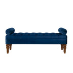 Banquette de lit longue en velours pour chambre à coucher, banquette de fenêtre capitonnée avec boutons touffus, banquette d'entrée, banquette traversin pour salon
