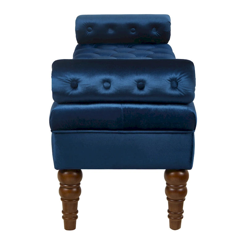 Banquette de lit longue en velours pour chambre à coucher, banquette de fenêtre capitonnée avec boutons touffus, banquette d'entrée, banquette traversin pour salon