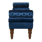 Banquette de lit longue en velours pour chambre à coucher, banquette de fenêtre capitonnée avec boutons touffus, banquette d'entrée, banquette traversin pour salon