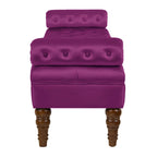 Banquette de lit longue en velours pour chambre à coucher, banquette de fenêtre capitonnée avec boutons touffus, banquette d'entrée, banquette traversin pour salon