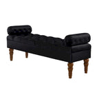 Banquette de lit longue en velours pour chambre à coucher, banquette de fenêtre capitonnée avec boutons touffus, banquette d'entrée, banquette traversin pour salon