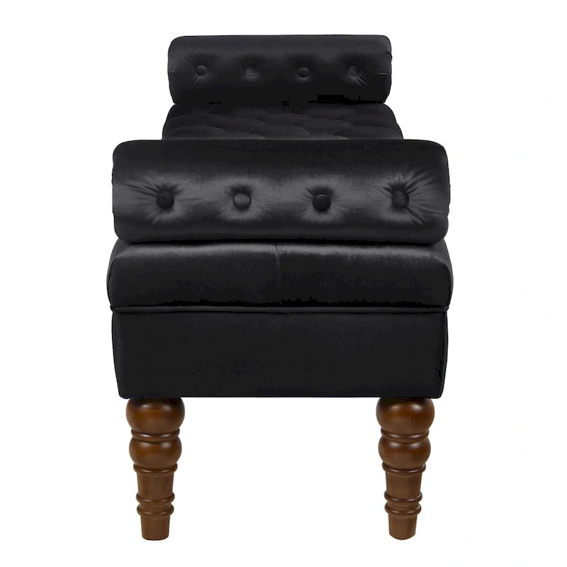 Banquette de lit longue en velours pour chambre à coucher, banquette de fenêtre capitonnée avec boutons touffus, banquette d'entrée, banquette traversin pour salon