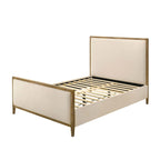 Lit plateforme Jennie en chêne naturel moderne Furniture of America