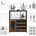 Meuble bar à vin IDEALHOUSE avec éclairage
