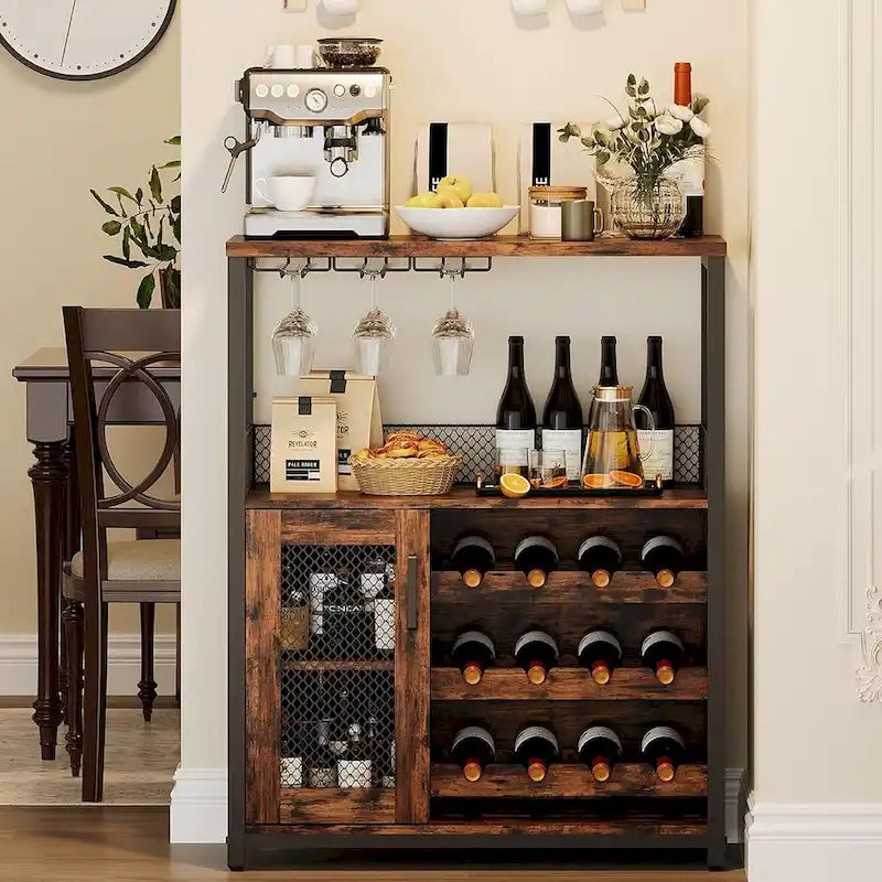 Meuble bar à vin IDEALHOUSE avec éclairage