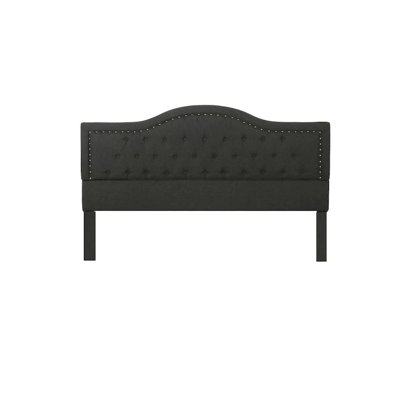 Cadre de lit plateforme capitonné King Size, lit tapissé