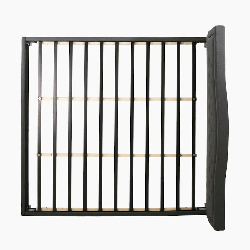 Cadre de lit plateforme capitonné King Size, lit tapissé