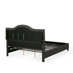 Cadre de lit plateforme capitonné King Size, lit tapissé