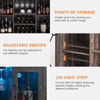 Meuble Bar à Vins GAOMON