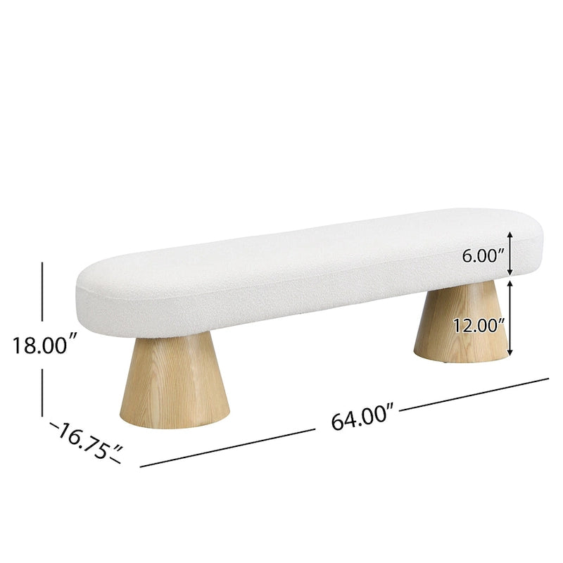 Christopher Knight Home - Banc de salle à manger en tissu Parker