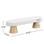 Christopher Knight Home - Banc de salle à manger en tissu Parker